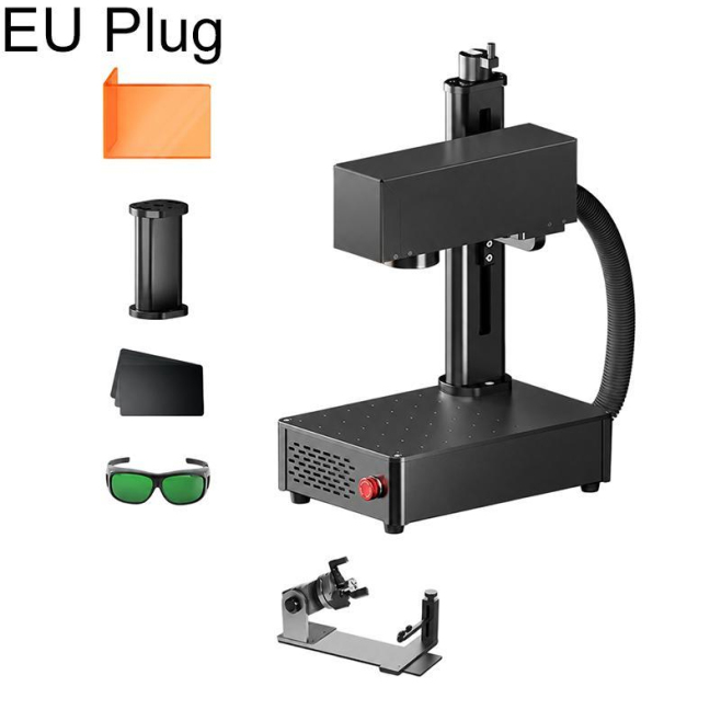 Machine De Marquage Laser Fibre Pour Métaux 5W Haute Précision Portable 1064nm Pour Bijouterie Et Ateliers gce n 