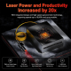 Machine De Marquage Laser Fibre 10 W Pour Métaux Compacte 1064 Nm Avec Axe Rotatif Et Pince - www.yonis-shop.com