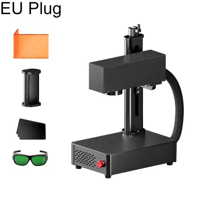 Machine De Marquage Laser À Fibre Pour Métaux 5 W 1064 Nm Compacte Haute Précision Pour Bijoux Logos Et QR Codes