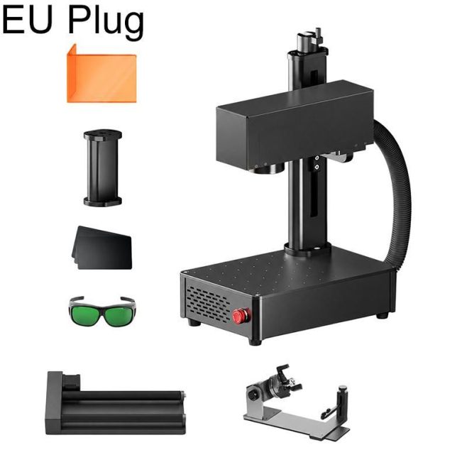 Machine De Marquage Laser Fibre Pour Métaux 5W Haute Précision 1064nm Portable Pour Bijoux Logos QR Codes et Textes Fins