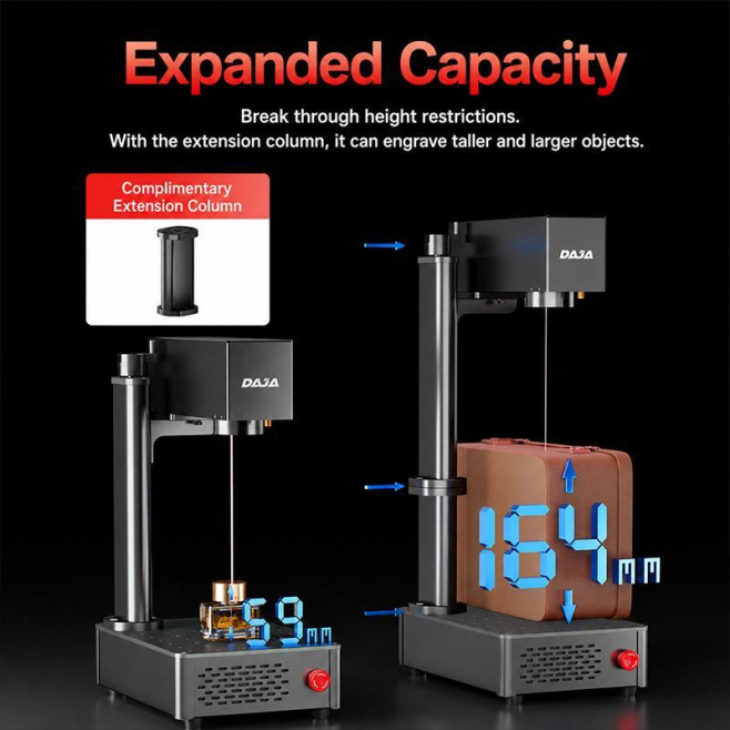 Machine De Marquage Laser Fibre Pour Métaux 5 W 1064 Nm Haute Précision Format Compact Pour Bijoux Logos Et Codes QR