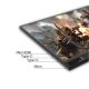 Cadre Photo Numérique 15.6 Pouces 1080P HD Angle Large 178 Degrés Portable Pour Ordinateur Console De Jeu PS4 PS3 XBox Avec H...