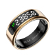 Bague Connectée Taille 8 Argentée Avec Suivi Cardiaque Oxymètre De Sommeil Et Modes Sportifs Multiples