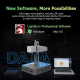 DAJA S4Pro High-Power Fiber Laser Marking Machine Small Fully Automatic Fiber Optic Metal Engraving Machine, Model:S4Pro 30W(EU 