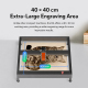 Machine De Gravure Laser Automatique 3 W Pour Bois Acrylique Et Métaux Revêtus Zone 400 × 400 mm Précision 0.05 mm Windows An...