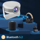 Vidéoprojecteur Wifi 4K Android Pour Home Cinéma Avec Correction Automatique et Connectivité Wifi6