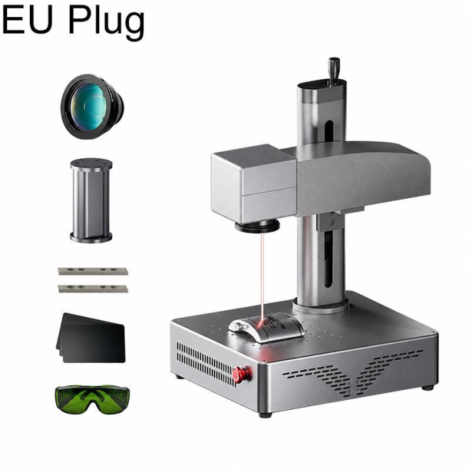 Machine De Marquage Laser Fibre 20 W Pour Métal Et Plastique Avec Axe Rotatif Haute Précision - www.yonis-shop.com