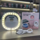Ring Light Rechargeable Clip Pour Selfie Avec Lumière Réglable Et Batterie Longue Durée