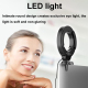 Anneau Lumineux LED Pour Ordinateur Portable Et Visioconférence 48 LED Trois Couleurs Pince Écran Télécommande Visuelle - www...