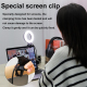 Anneau Lumineux LED Pour Ordinateur Portable Et Visioconférence 48 LED Trois Couleurs Pince Écran Télécommande Visuelle - www...