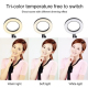 Ring Light LED Beauté Avec Trépied Tablette Pour Selfie Et Diffusion En Direct - www.yonis-shop.com
