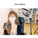Ring Light LED Beauté Avec Trépied Tablette Pour Selfie Et Diffusion En Direct - www.yonis-shop.com