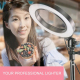 Ring Light LED Beauté Avec Trépied Tablette Pour Selfie Et Diffusion En Direct - www.yonis-shop.com