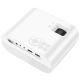 Mini Vidéoprojecteur Portable 720P WiFi Double Bande Bluetooth 5.0 Projection 20 À 200 Pouces
