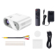 Mini Vidéoprojecteur Portable 720P WiFi Double Bande Bluetooth 5.0 Projection 20 À 200 Pouces