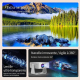 Vidéoprojecteur Android Compact WiFi 6 Rotation 360 Degrés Projection Plafond HDMI USB Prise EU - www.yonis-shop.com