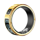 Bague Connectée Taille 11 Or Contrôle Gestuel Surveillance Santé Modes Sportifs Multiples Étanche IP68 Compatible Android iO
