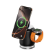 Enceinte Bluetooth De Bureau 5 En 1 Pliable Charge Sans Fil 15 W Pour Téléphone Montre Et Écouteurs Batterie 1500 mAh - www.y...