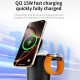 Enceinte Bluetooth De Bureau 5 En 1 Pliable Charge Sans Fil 15 W Pour Téléphone Montre Et Écouteurs Batterie 1500 mAh - www.y...