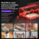 DAJA A6 Pro Enclosed Small Laser Engraving Machine, Specification:Blue Laser 5W(EU Plug)