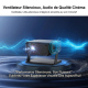 Vidéoprojecteur Smart Android 11 720P WiFi Double Bande Bluetooth Correction Trapézoïdale 4 Points - www.yonis-shop.com