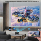 Vidéoprojecteur Smart Android 11 720P WiFi Double Bande Bluetooth Correction Trapézoïdale 4 Points