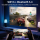 Vidéoprojecteur Portable DLP Android Full HD 1080p Autofocus Batterie 120 Min WiFi 6 Bluetooth 5.4