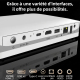 Vidéoprojecteur Portable DLP Android Full HD 1080p Autofocus Batterie 120 Min WiFi 6 Bluetooth 5.4