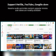 Vidéoprojecteur Intelligent Android 9 LCD 720p 150 ANSI WiFi Double Bande Bluetooth 5.0 Compatible 4K