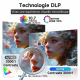 Vidéoprojecteur Portable Android DLP Full HD 1080p 300 ANSI Avec Batterie Autofocus WiFi Double Bande