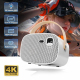 Vidéoprojecteur Portable Android DLP Full HD 1080p 300 ANSI Avec Batterie Autofocus WiFi Double Bande