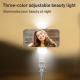 Perche À Selfie Premium En Alliage D'Aluminium Avec Double Lumière De Remplissage Rétractable 1.1m Pour Photos Et Vidéos