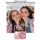 Mini Caméra De Poche Pour Selfies Et Vidéo Pour Étudiants Écran Orientable À 180° Éclairage Intégré Vidéo 1080P - www.yonis-s...