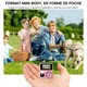 Mini Caméra De Poche Pour Selfies Et Vidéo Pour Étudiants Écran Orientable À 180° Éclairage Intégré Vidéo 1080P - www.yonis-s...