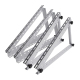 Support Triangulaire Pliable Pour Panneau Solaire 41 Pouces En Aluminium AL6005-T5 Anodisé Avec Fixations Inox