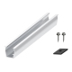 Rail En Aluminium En U Pour Support De Montage Photovoltaïque Argent 20 Cm Alliage 6005 T55 Résistant À La Corrosion