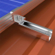 Rail En Aluminium En U Pour Support De Montage Photovoltaïque Argent 20 Cm Alliage 6005 T55 Résistant À La Corrosion