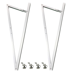 Support Réglable Pour Panneau Solaire Photovoltaïque En Aluminium AL6005-T5 Inclinaison 15° À 30° Installation Polyvalente - ...