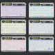 Clavier Pour Tablette Bluetooth Sans Fil 10 Pouces Silencieux Avec Rétroéclairage