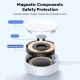 Câble Chargeur 2 En 1 USB 8 Pin Et Montre Magnétique Charge Deux Appareils Longueur 1,2 MFacile À Transporter