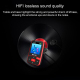 Lecteur MP3 Sport Bluetooth 8GB Compact Avec Écran Support FM Enregistrement E-Book Horloge Podomètre Longue Autonomie Et Mém