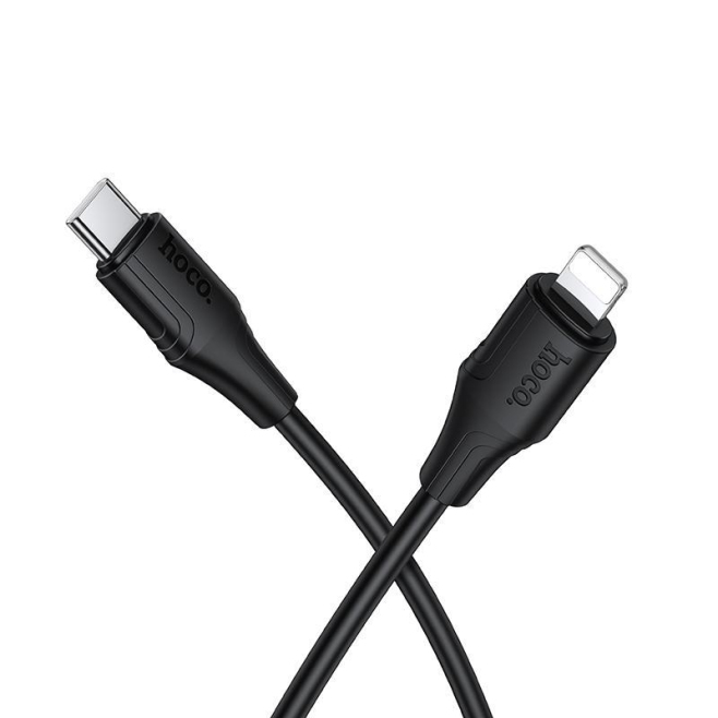 Câble USB-C Vers 8 Pin De Charge Et Données Compatible Apple PD 27W En Silicone 1 Mètre