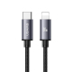 Câble De Charge Rapide USB-C Vers Lightning 30 W Tressé 1 m En Aluminium Avec Transfert 480 Mbps