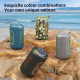 Enceinte Bluetooth Portable Extérieure 60W RGB Camouflage Batterie 8000mAh USB Carte Mémoire