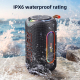 Enceinte Bluetooth Portable Extérieure 60W RGB Camouflage Batterie 8000mAh USB Carte Mémoire
