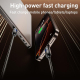 Câble De Charge Et De Données Type C Vers 8 Pin 30 W Tressé En Nylon Avec Affichage Numérique 480 Mbps 1,2 m