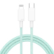 Câble USB-C Vers 8 Broches Charge Rapide PD 27W Tressé 1m Rose Avec Transfert 480Mbps