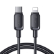 Câble USB C Vers 8 Pin Charge Rapide PD 20 W 120 Cm Blanc Pour Charge Et Données Simultanées À 480 Mbps En TPE Résistant