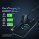 Câble De Charge Rapide PD 100 W Et Données USB-A Vers USB-C 8 Pin Et Micro USB Télescopique 480 Mbps