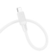 Câble De Charge Rapide Type-C Vers 8 Pin 27 W PD Avec Puce E-Marker Et Gaine Silicone 1 m